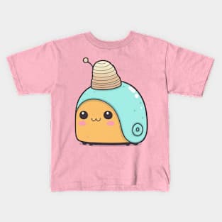 Snail Cute Kawaii Kids T-Shirt